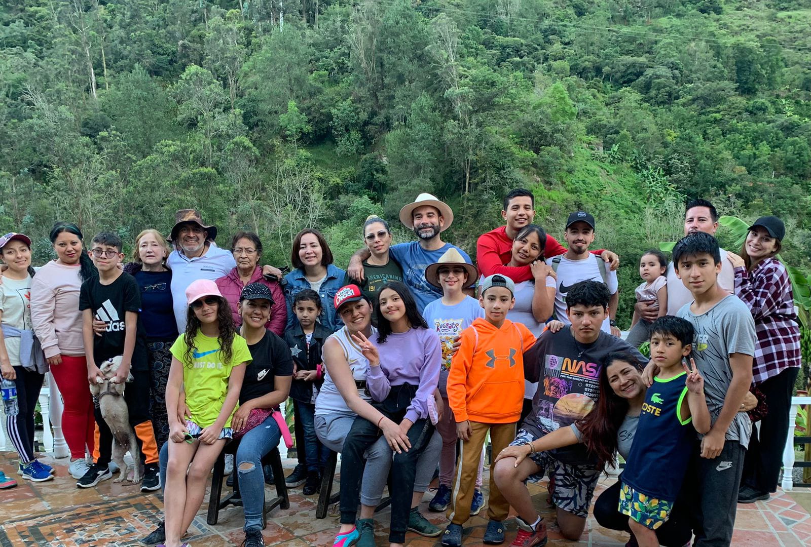 Familias HATI en salida de camping